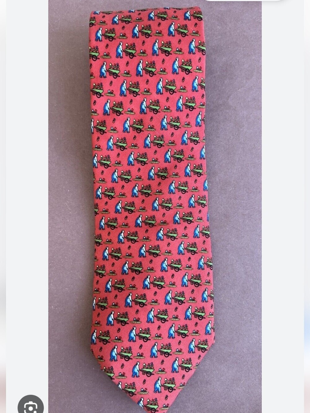 Vineyard Vines Holiday Christmas Santa Sleigh Tie - NWT
